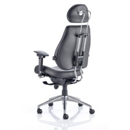 Asbjerg Soft Bonded Leather Office Chair with Headrest