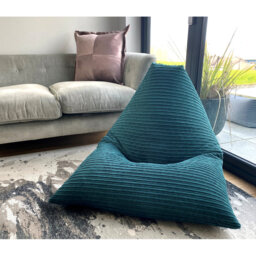 Jumbo Cord Adult Wedge Corduroy Refillable Bean Bag Lounger