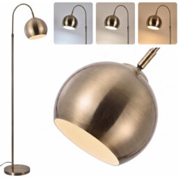 160 H cm Bronzed Swing Arm Floor Lamp