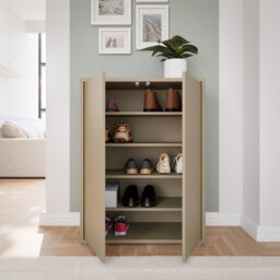 Saabir 14 Pair Shoe Storage Cabinet