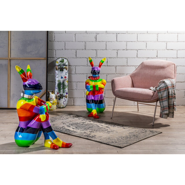 Deco Figurine Rabbit Gillie Rainbow