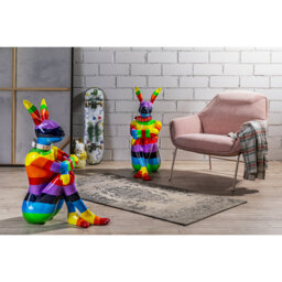 Deco Figurine Rabbit Gillie Rainbow