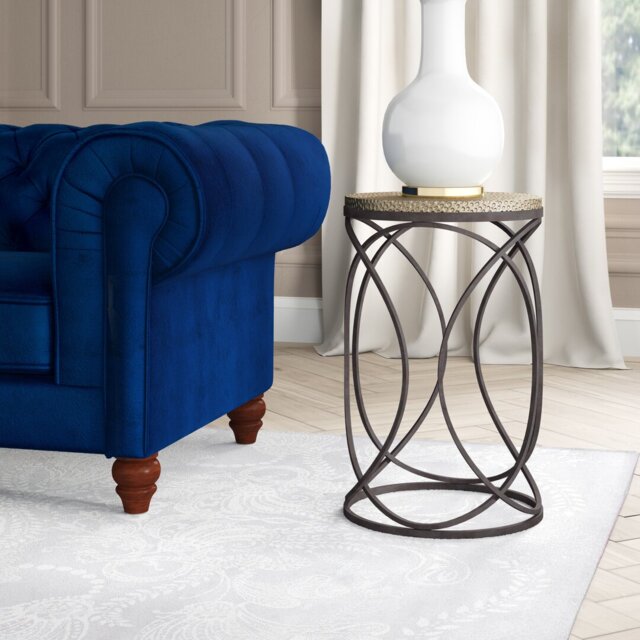 Jair Drum End Table