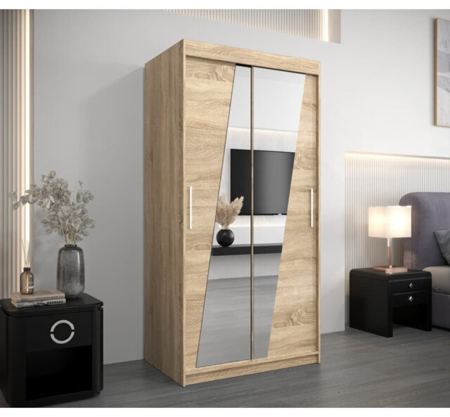 Aayesha 2 Door Manufactured Wood Wardrobe