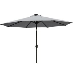 Antibes 2.7m Traditional Parasol with Lights