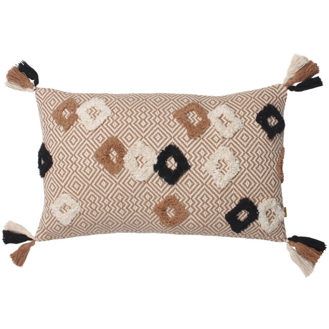 Geometric Rectangular Cushion