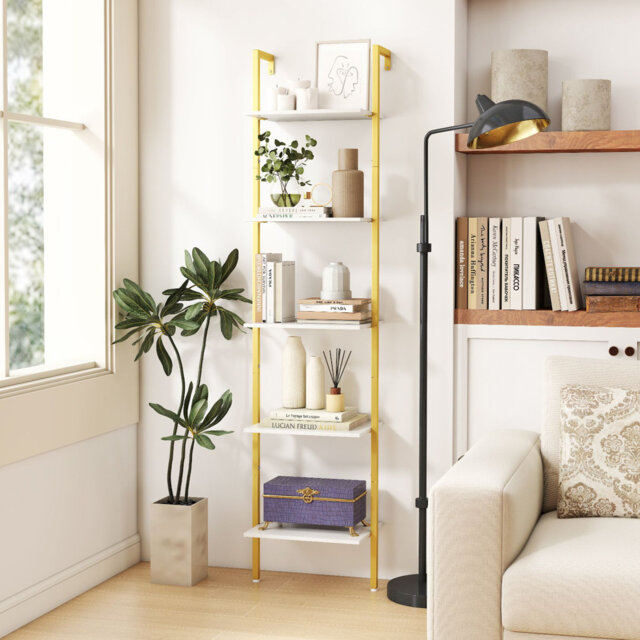 178cm H x 43cm W Metal Bookcase
