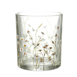 Glass Tabletop Tealight Holder