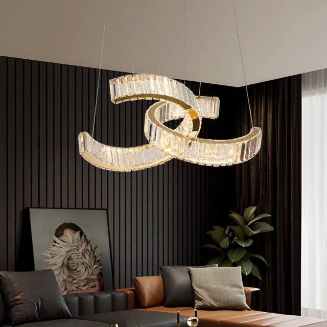 2 - Light LED Chandelier
