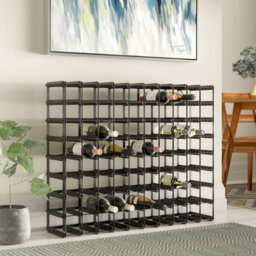 Liddle 90 Bottle Floor Wine Bottle Rack