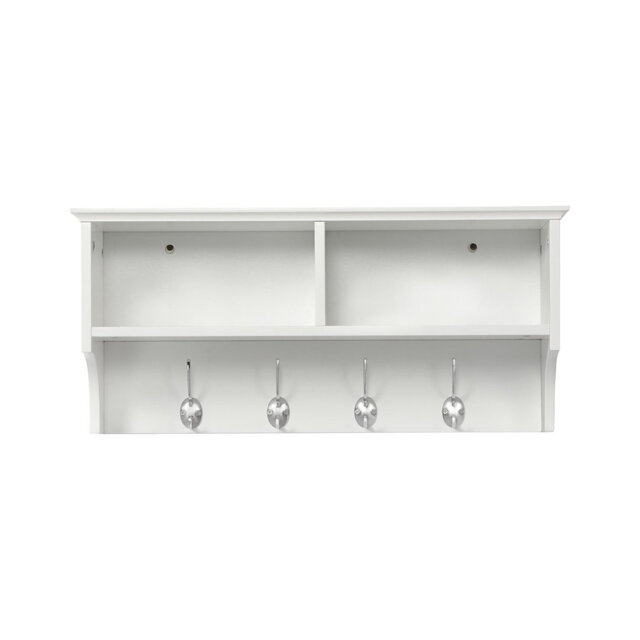 Bustillo Wall 4 - Hook Wall Mounted Coat Rack
