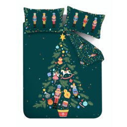 Christmas Nutcracker Reversible Duvet Cover Set