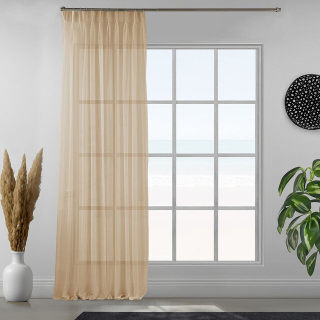 Sheer Single Curtain Panel