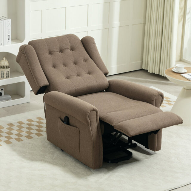 HOMCOM Power Lift Recliner Chair for Elderly Wingback USB Ports
