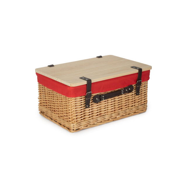 Wicker Gift or Storage Hamper with Lining