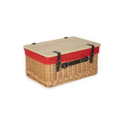 Wicker Gift or Storage Hamper with Lining