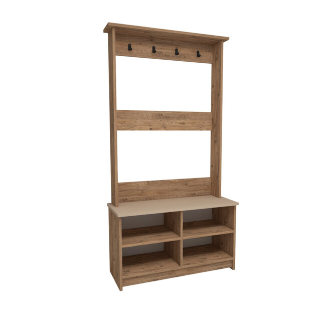 Shoe Storage Hall Tree with Lakay