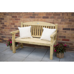 Solid Wood Pine Outdoor Bench