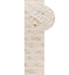 Carmel Modern Abstract Cream/Gold Area Rug