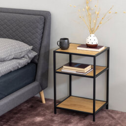 Akhtari 42cm W Metal Bedside Table