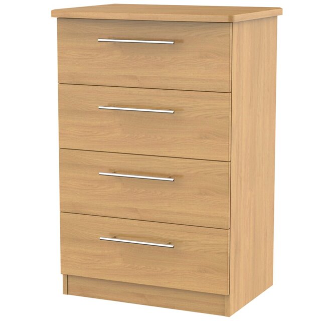 Fully Assembled Lyndale 4 Drawer 58Cm W Chest of Drawers
