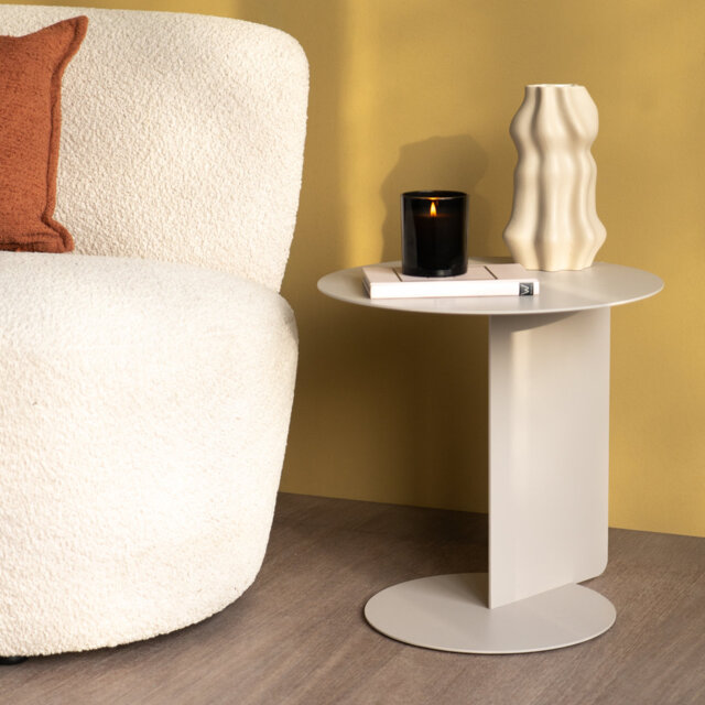 SALSA Pedestal End Table