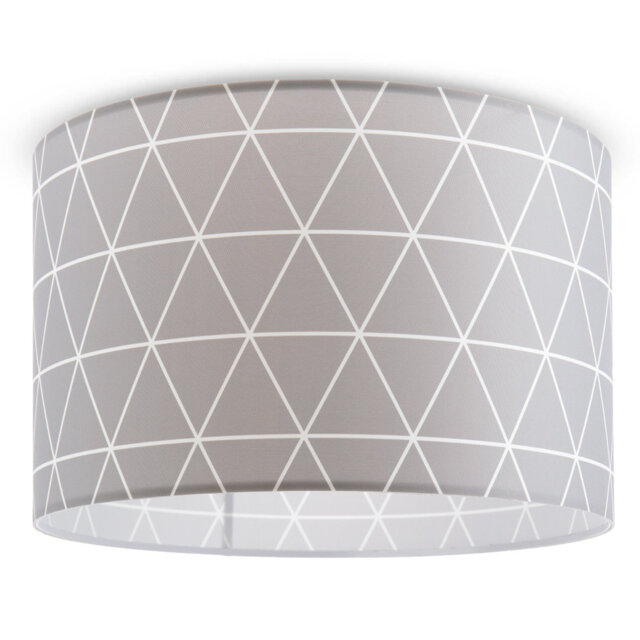 Danes Fabric Flush Ceiling Light