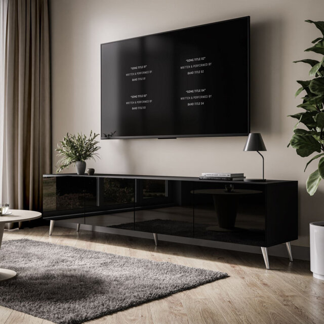 "Unfinished TV Stand for TVs up to 58"""