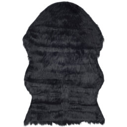 Joyce Hand Tufted Black Area Rug