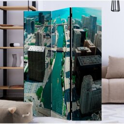 Navasart 172cm H Folding Room Divider