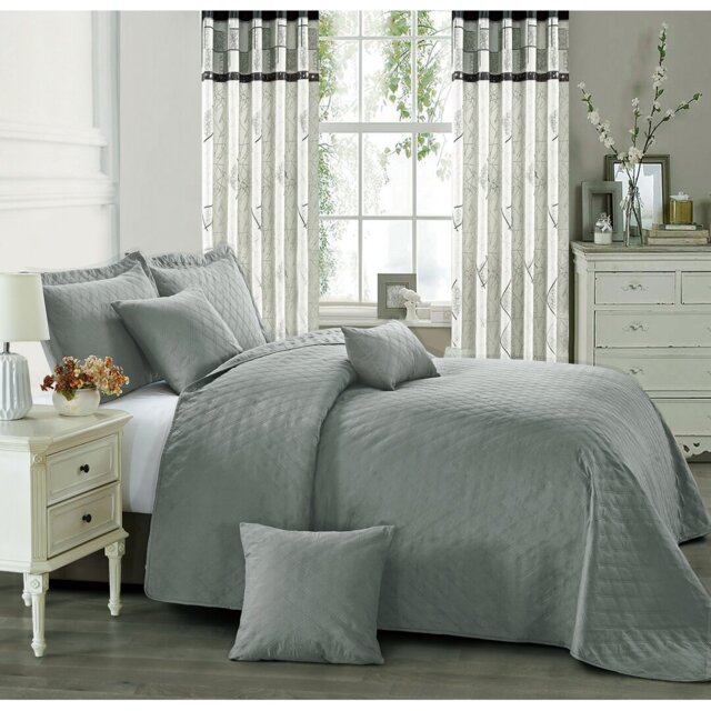 Elegant Comfort Inspiration Embossed Lightweight Bedspread Set – Soft Textured Polyester Coverlet with Pillow Shams