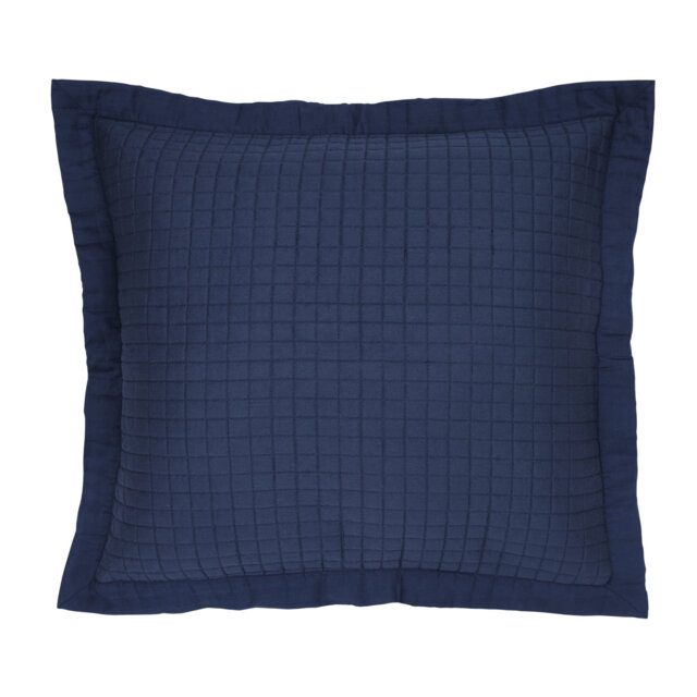 Lorelei Pillowsham Powder Blue 100% Cotton Square Oxford pillowcase