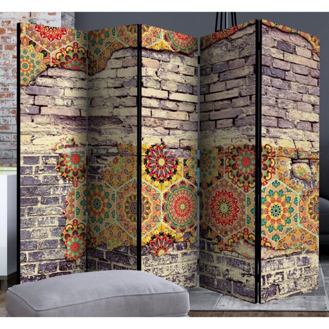 Giguere 172cm H Solid Wood Folding Room Divider
