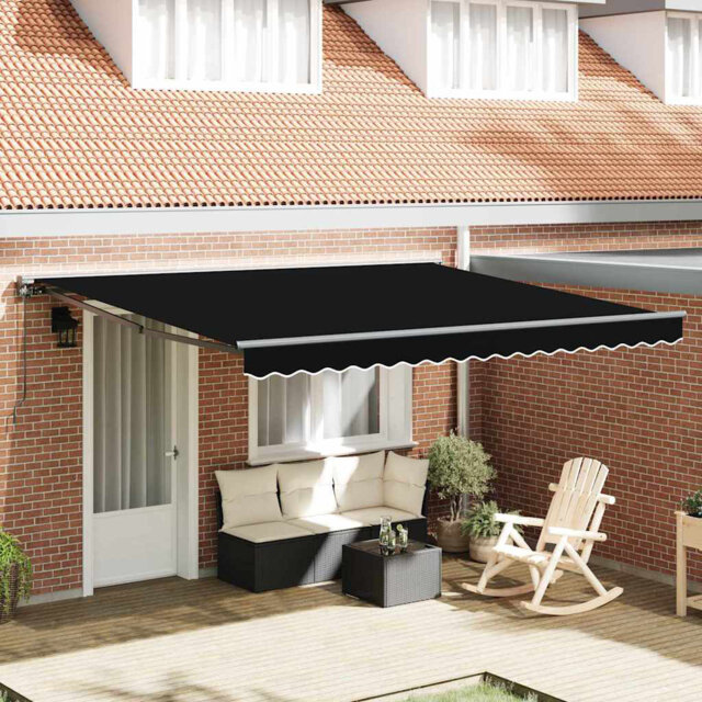 VidaXL Fabric Cover Retractable Door / Window Awning