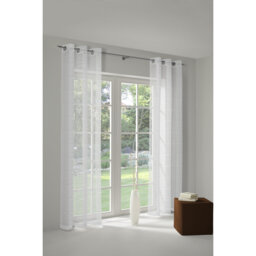 Canadice Semi Sheer Curtain Single Panel