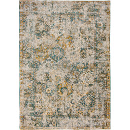 Fener Flatweave Cotton Blue Rug 