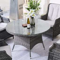 Round Unfinished Dining Table
