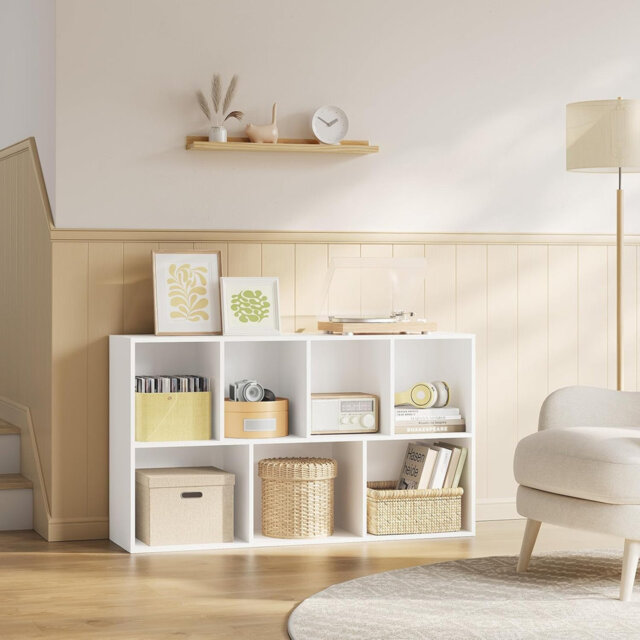 Cassien 108cm H x 59.5cm W Cube Bookcase