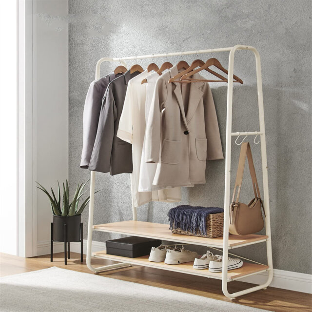 Aniyjah 100cm Adjustable Clothing Rack