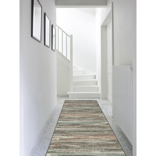 Galleria Brown/Terracotta/Blue Rug