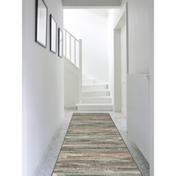 Galleria Brown/Terracotta/Blue Rug