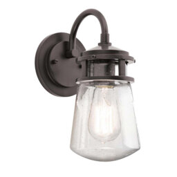 Jaylynn Architectural Bronze 1 Light Outdoor Wall Lantern