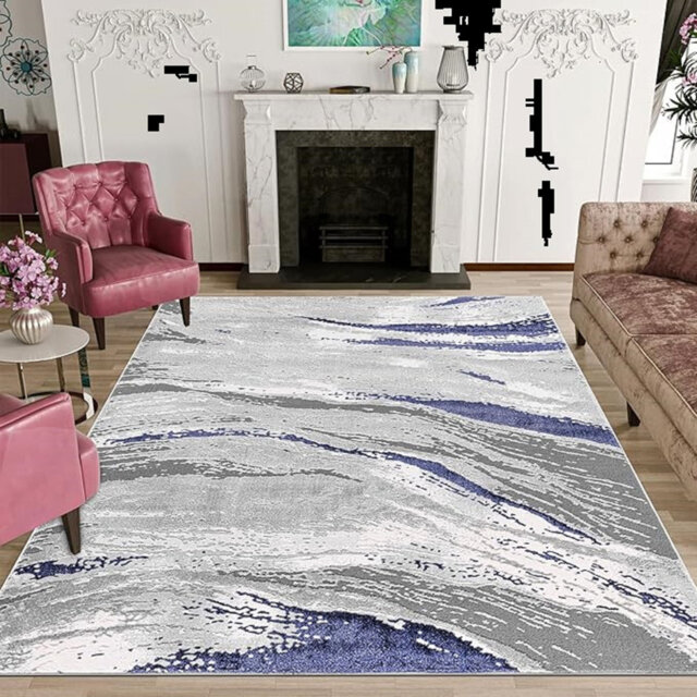 Living Room Modern Abstract Area Rug For Bedroom Dining Room Home Office Farmhouse Hallway Runner Kitchen Floor Mat