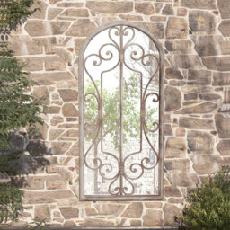 Abdourahman Metal Flat Wall Mirror
