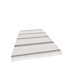 Handwoven Wool/Cotton Natural Rug