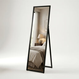 Harbour Housewares Square Full-Length Mirror - Freestanding Mirror for Bedrooms & Hallways