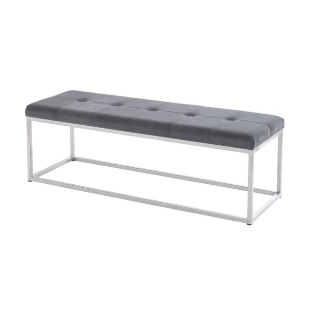 Barner Velvet Upholstered Bench