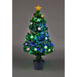 Lighted Artificial Christmas Tree