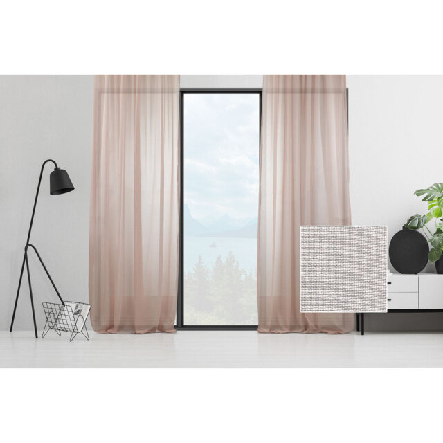 Sheer Curtain Panel Pair