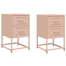 Bedside Cabinet 36x39x60.5 cm Steel